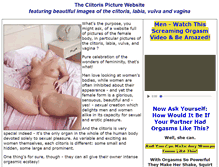 Tablet Screenshot of clitoris-size-pictures.com